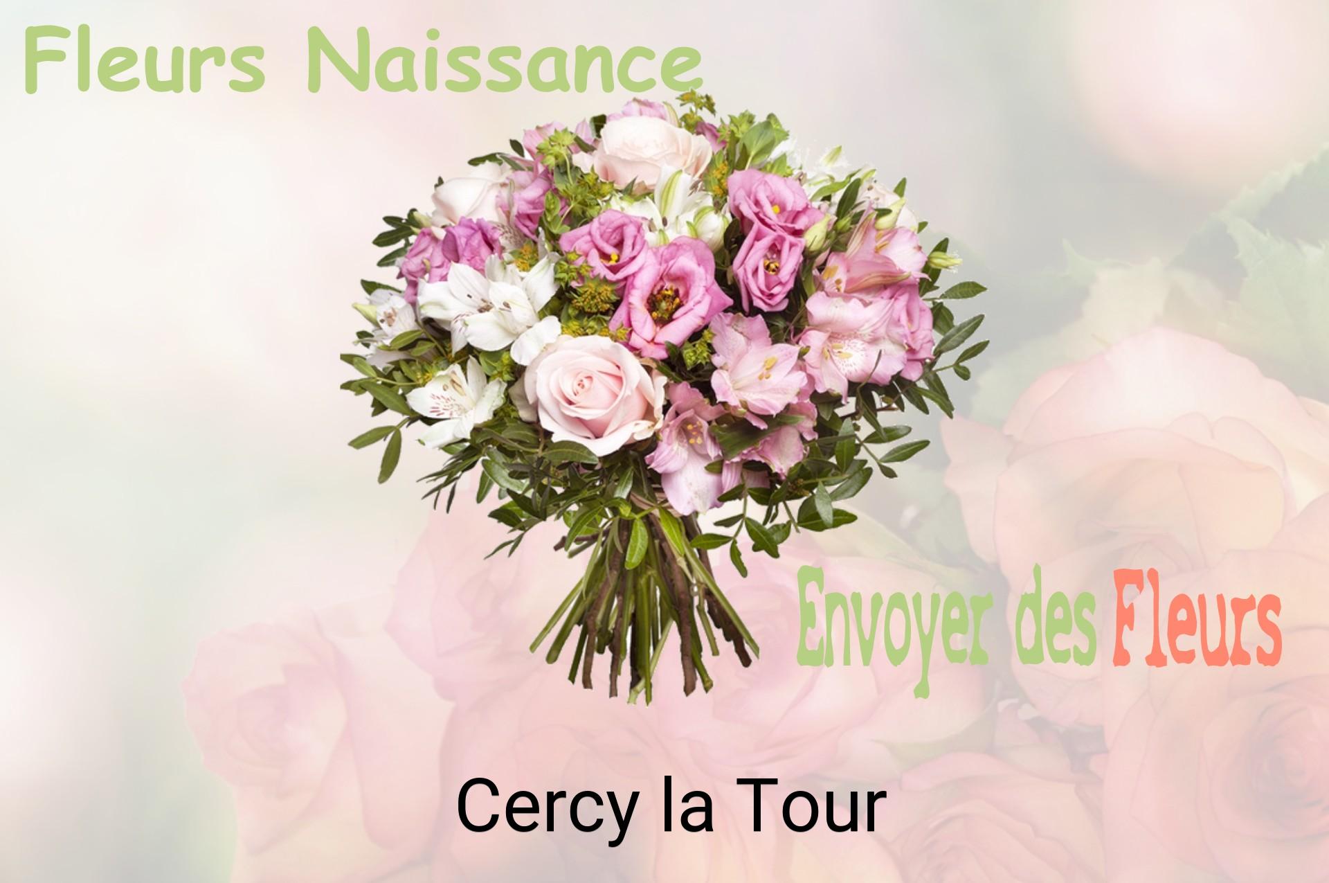 Bouquet de fleurs de naissance livré à Cercy-la-Tour