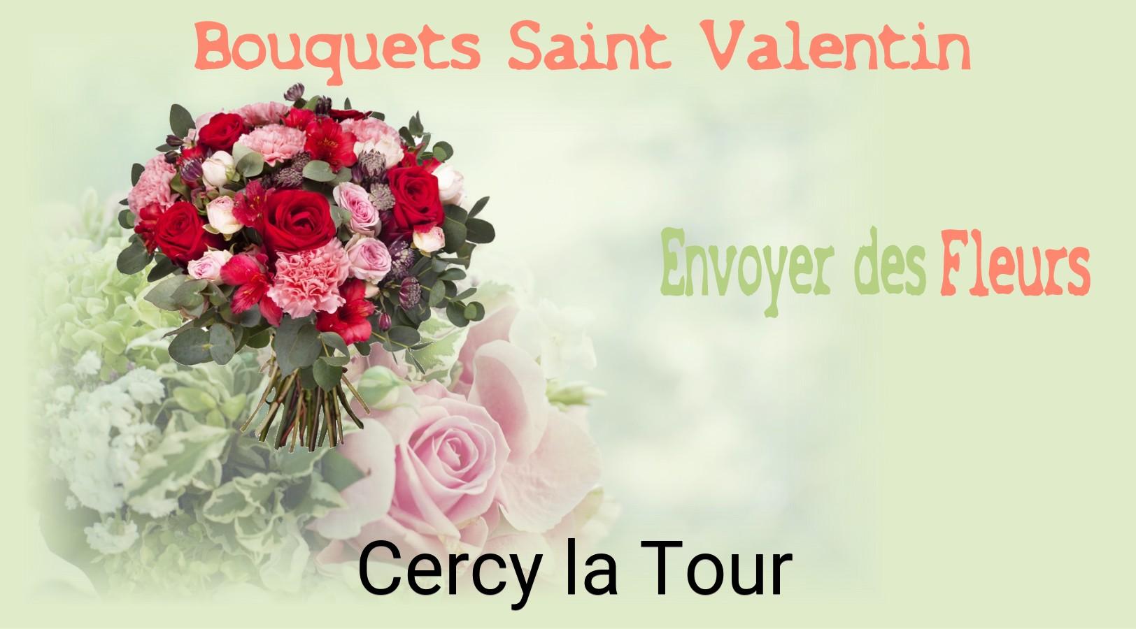 Roses de Saint-Valentin livrées à Cercy-la-Tour